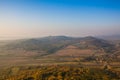 Misty morning in Central Bohemian Uplands, Czech Republic Royalty Free Stock Photo