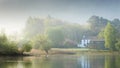 Misty Morning at Derwent Water Royalty Free Stock Photo