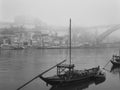 Misty morning in the Douro river