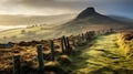 Misty Morning On The English Moors: A Captivating Landscape