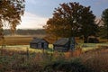 Misty Morning at Valley Forge National Historic Park Royalty Free Stock Photo