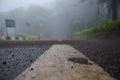 Misty mornings on tourist locations and hilly areas