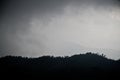 Misty Mountain Layers and Forest Silhouette in Pigeon Forge, Tennessee