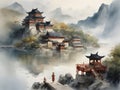 Misty Mountains in Chinese Art