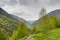 Pirineos ridge mountain in Spain. Royalty Free Stock Photo