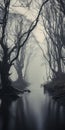 Misty River: A Hauntingly Beautiful Forest In Macabre Romanticism