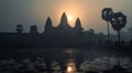 Misty Sunrise At Angkor Wat: A Dark And Enchanting Dnd Adventure