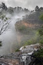 Misty Upper Wentworth Falls