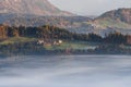 Misty Village in the mountains of Slovenia