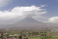 Misty Volcano at Arequipa, Peru