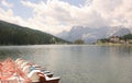 Misurina Lake, Dolomites, Italy Royalty Free Stock Photo