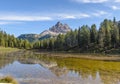 Misurina Lake, Dolomites, Italy. Royalty Free Stock Photo