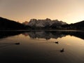 Misurina lake Royalty Free Stock Photo