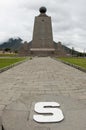 Mitad del mundo equator ecuador Royalty Free Stock Photo