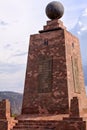 Mitad Del Mundo, Middle Of The Earth Monument Royalty Free Stock Photo