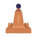 mitad del mundo monument Royalty Free Stock Photo