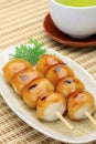 Mitarashi-dango Royalty Free Stock Photo