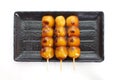 Mitarashi Dango lapanese dumpling Royalty Free Stock Photo