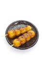 Mitarashi Dango lapanese dumpling Royalty Free Stock Photo
