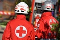 Employees of the Red Cross Upper Austria Royalty Free Stock Photo