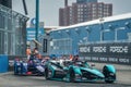 Mitch Evans 20 of Jaguar Racing Team driving Formula E car during 2021 ABB Formula E World Championship New York E-Prix race 10