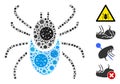 Mite Mosaic of Covid Virus Elements