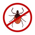 Mite parasites. Tick parasite. Acarid vector illustration isolated on white background. Mite spider. Mite allergy. Mite epidemic.