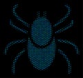 Mite Tick Composition Icon of Halftone Spheres