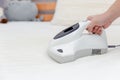 Mite vacuum cleaner using cleaning bed mattress