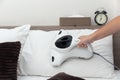 Mite vacuum cleaner using cleaning pillow bed mattress