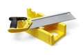 Miter box Royalty Free Stock Photo