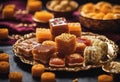 mithai Indian food Group famous sweet Royalty Free Stock Photo