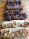 Mititei,romanian grilled minced meat rolls