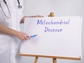 Mitochondrial Disease phrase on the page