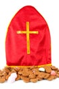 Mitre als know as mijter of Sinterklaas Royalty Free Stock Photo