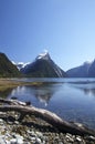 Mitre peak 1 (NZ) Royalty Free Stock Photo