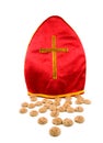 Mitre of Sinterklaas Royalty Free Stock Photo