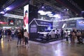 Mitsubishi booth display at Philippine International Motor Show in Pasay, Philippines