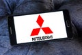 Mitsubishi car logo Royalty Free Stock Photo