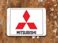 Mitsubishi car logo Royalty Free Stock Photo