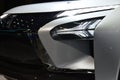 Mitsubishi E evolution concept head light at Philippine International Motor Show in Pasay, Philippines Royalty Free Stock Photo