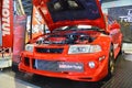 Mitsubishi lancer evolution 6 at Trans Sport Show on May 21, 2023 in Pasay, Philippines