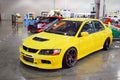 Mitsubishi Lancer Evolution VIII in `Crocus Expo`, 2012 Royalty Free Stock Photo