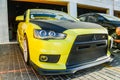 Mitsubishi lancer modified car in uae Royalty Free Stock Photo