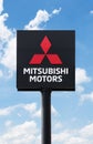 Mitsubishi Motors outdoor pole billboard