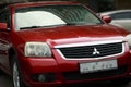 Mitsubishi red car. Royalty Free Stock Photo