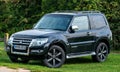 Mitsubishi Warrior Barbarian SWB Black special edition. Japanese 4x4 luxury off road SUV Royalty Free Stock Photo