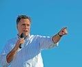 Mitt Romney campaigning Royalty Free Stock Photo