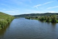 calm Mosel near LÃÂ¶snich Royalty Free Stock Photo