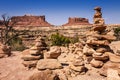 The Mittens, buttes in Monument Valley with tree, Arizona and Utah, USA Royalty Free Stock Photo